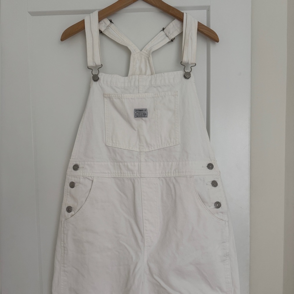 Levi’s Vintage Overalls in White Lie